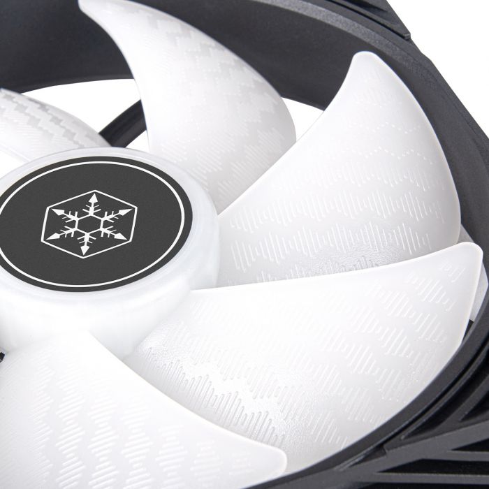 Корпусний вентилятор SilverStone Shark Force SF140B ARGB, 140mm, 2200rpm, 4pin PWM, 4-1 pin ARGB (5V LED), 38.3dBa