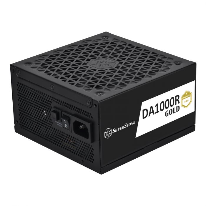 Блок живлення SilverStone Decathlon Cybenetics DA1000R-GM (1000W), >90%, 80+ Gold, 135mm, 1xMB 24pin(20+4), 2xCPU 8pin(4+4), 3xMolex, 12xSATA, 6xPCIe 8pin(6+2),1x(12+4)pin 12VHPWR, 1xFDD, Fully Modular