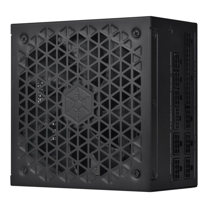 Блок живлення SilverStone Decathlon Cybenetics DA1000R-GM (1000W), >90%, 80+ Gold, 135mm, 1xMB 24pin(20+4), 2xCPU 8pin(4+4), 3xMolex, 12xSATA, 6xPCIe 8pin(6+2),1x(12+4)pin 12VHPWR, 1xFDD, Fully Modular