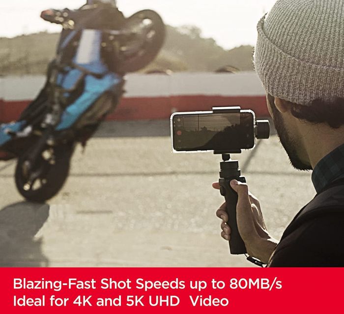 Карта пам'яті SanDisk microSD  256GB C10 UHS-I U3 R190/W130MB/s Extreme V30 + SD