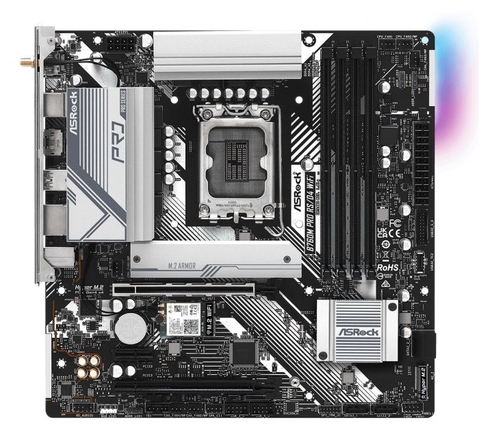 Материнська плата ASRock B760M PRO RS/D4 s1700 B760M 4xDDR4 HDMI DP mATX