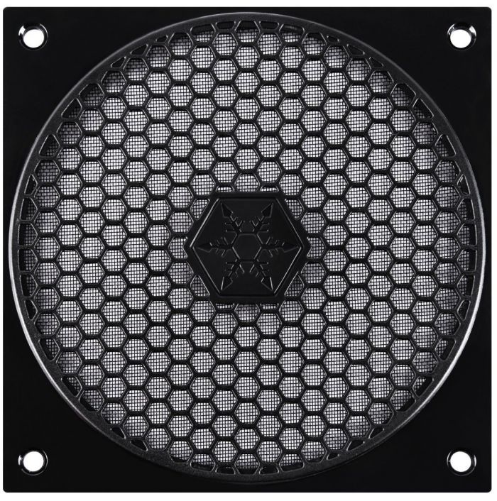 Пиловий магнітний фільтр для корпусного вентилятора SilverStone FF121B, 120mm, Black