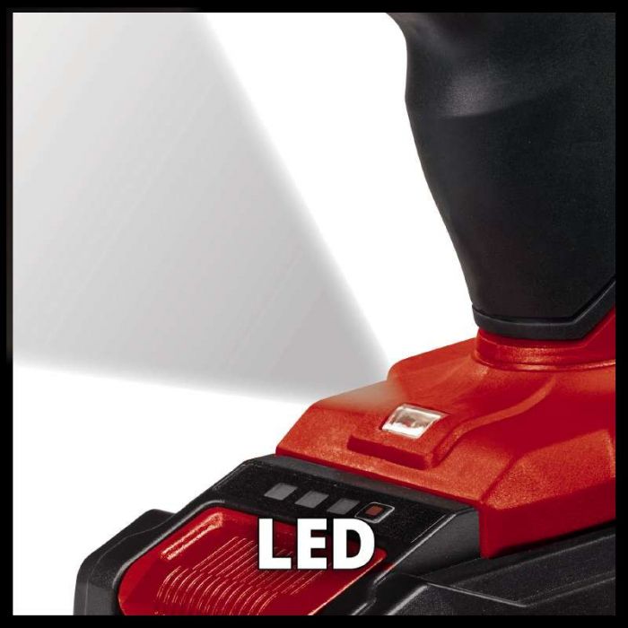 Шуруповерт-дриль Einhell TE-CD 18/2 Li +39, 1x2,5 Ah, PXC, 18В, 2.5 Аг, 44 Нм, набір біт і свердл, кейс, 1.1 кг