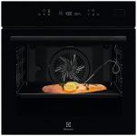 Духова шафа Electrolux електрична, 70л, А+, пара, дисплей, конвекція, ф-ція пароварки, чорний