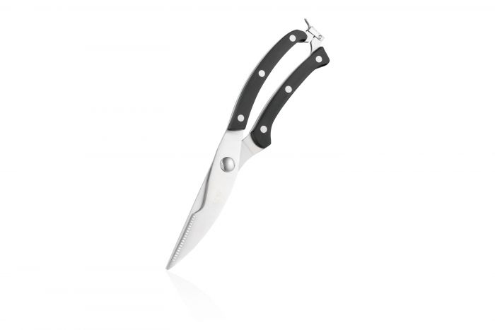 Ножиці кухонні для птиці Ardesto Black Mars 25,5 см, чорний, нерж. сталь, пластик