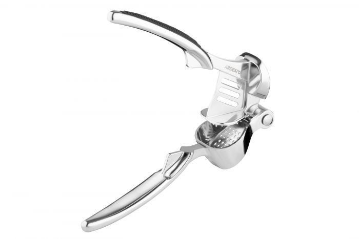 Прес для часнику Ardesto Black Mars, чорний, цинковий сплав, пластик