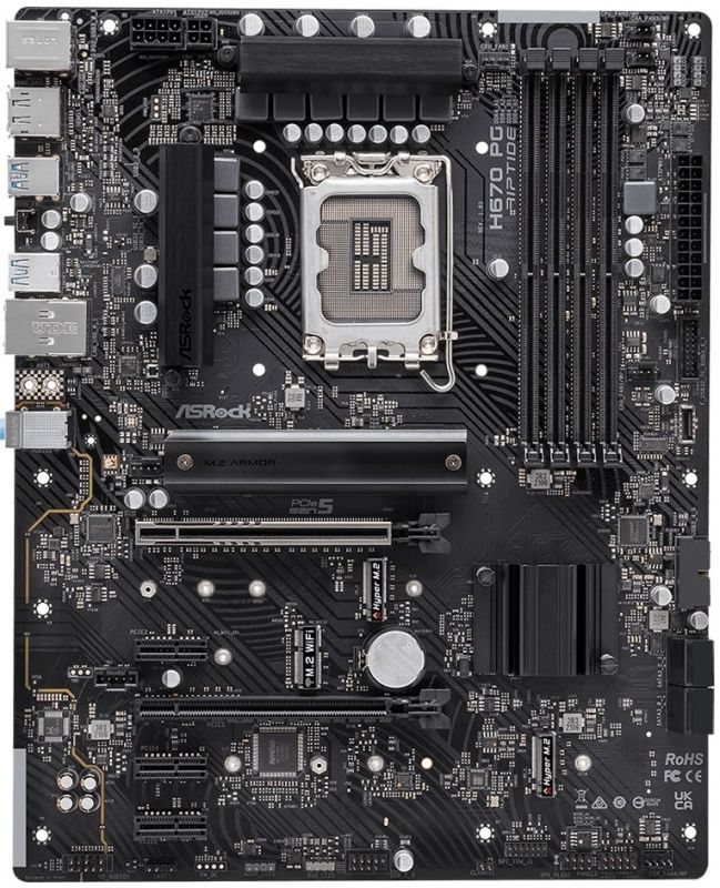 Материнська плата ASRock H670 PG RIPTIDE s1700 H670 4xDDR4 ATX