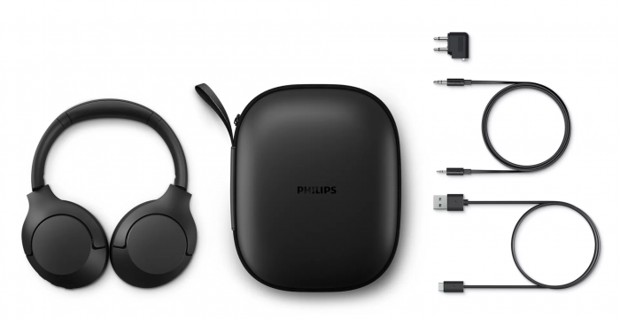 Навушники Philips TAH8506 Over-ear ANC Hi-Res Wireless Mic Чорний