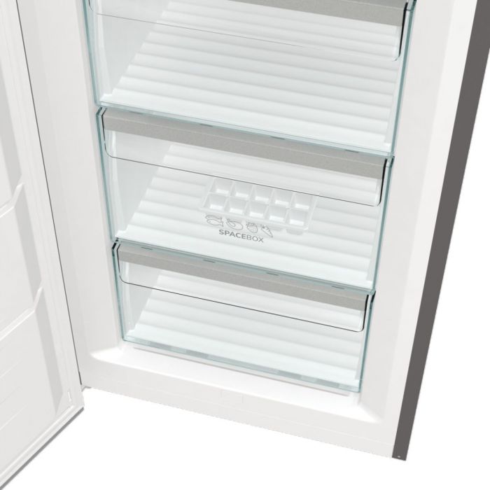 Морозильна камера Gorenje, Висота - 185см, Глибина-66 см,  280л, А++, NF, Дисплей, Інвертор, матов.нерж