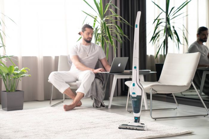 Пилосос ARDESTO безпровідний, 29Вт, конт пил -0.55л, автон. робота до 35хв, HEPA, турбощітка з LED, білий