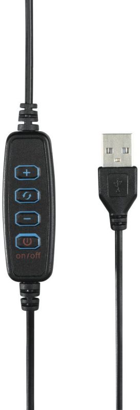 Штатив зі світлодіодним кільцем Hama SpotLight Smart 80 V2 BT Black