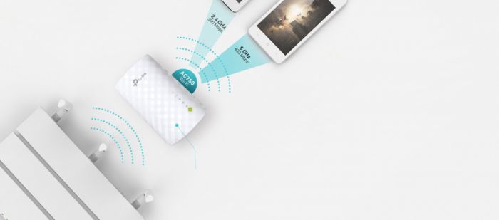 Повторювач Wi-Fi сигналу RE220 AC750 1xFE LAN