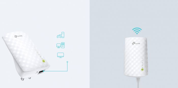Повторювач Wi-Fi сигналу RE220 AC750 1xFE LAN