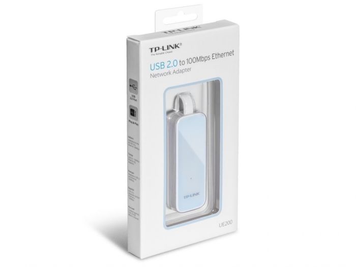 Мережевий адаптер TP-LINK UE200 USB2.0 to FE