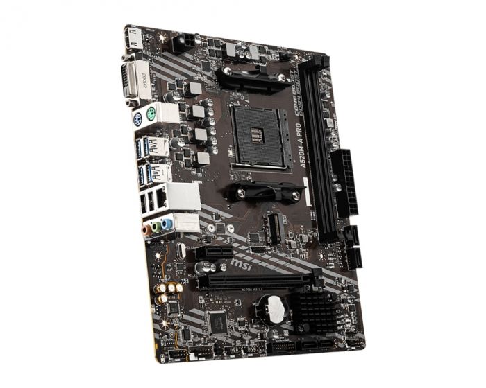 Материнcька плата MSI A520M-A PRO sAM4 A520 2xDDR4 HDMI DVI mATX