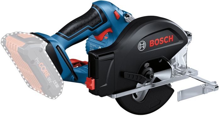 Пила дискова Bosch Professional GKM 18V-50 акумуляторна, 18 В, 136мм, 4250об·хв, 2.2кг, без АКБ та ЗП