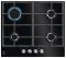 Варильна поверхня Electrolux газова на склі, 60см, чавун, чорний