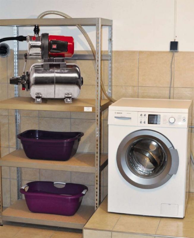 Станція насосна Einhell GC-WW 1250 NN, 1200 Вт, 5000 л/год, бак 20 л, вис. 50 м, глиб. 8 м, нержавіюча сталь, 14.7 кг