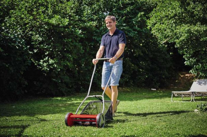 Газонокосарка ручна Einhell GC-HM 400, 40 см, 13-37 мм, 27 л, 7.5 кг