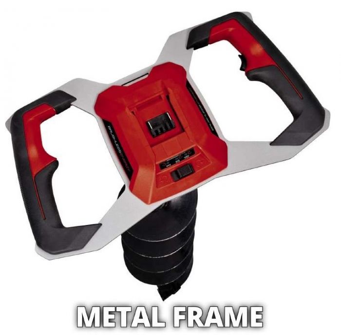 Грунтовий бур акумуляторний Einhell GP-EA 18/150 Li BL - Solo, 18В, PXC, 125 об/хв, бур 80/15 см, 5.7 кг (без АКБ і ЗП)
