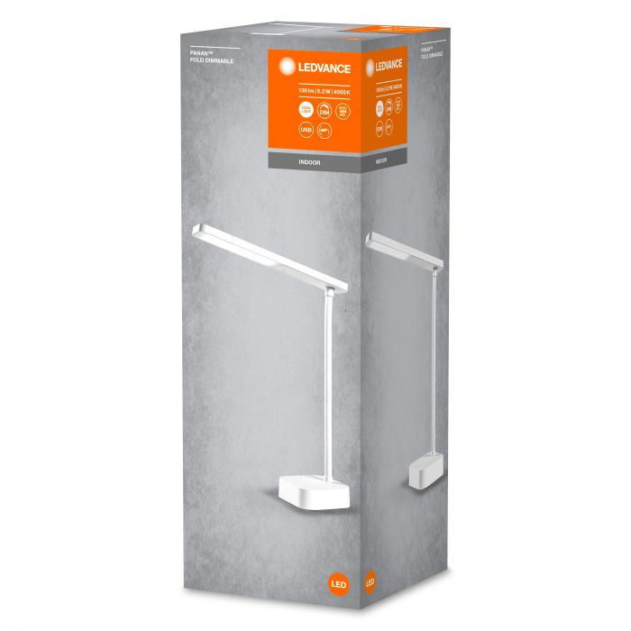 Лампа настільна світодіодна LEDVANCE LED PANAN FOLD 5W 4000K (плавно димується)
