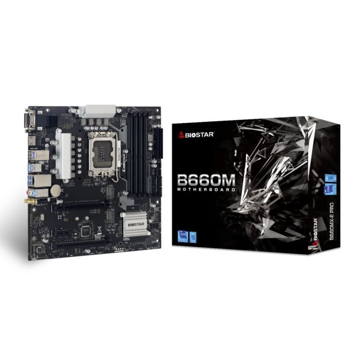 Материнська плата Biostar B660MX-E_PRO s1700 B660 4xDDR4 HDMI D-Sub mATX