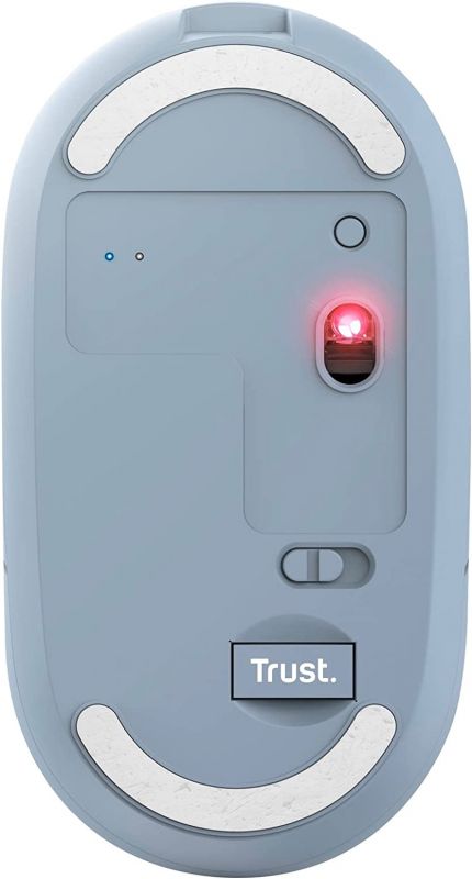 Миша Trust Puck Rechargeable Ultra-Thin BT WL Silent Blue
