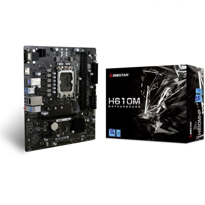 Материнська плата Biostar H610MHP s1700 H610 2xDDR4 HDMI D-Sub mATX