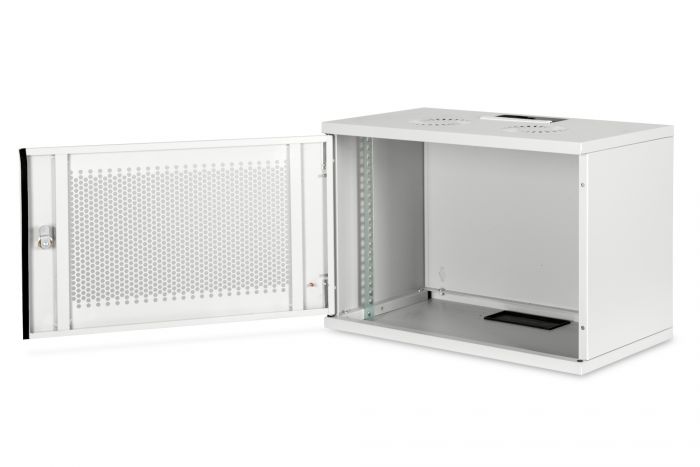 Шафа DIGITUS SOHO, 19" 7U 540x400, метал.двері, 60kg max, сіра