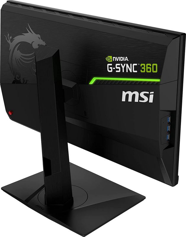 Монітор LCD 24.5" MSI OCULUX NXG253R 2xHDMI, DP, 3xUSB, IPS, 360Hz, 1ms, 109%sRGB, G-SYNC, Pivot, HDR