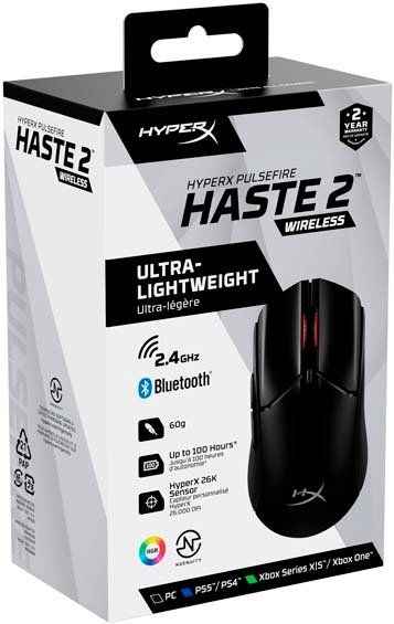Миша HyperX Pulsefire Haste 2 WL, Black