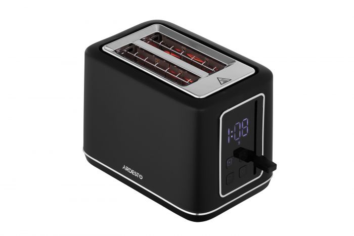 Тостер ARDESTO Elegance 800Вт, LED дисплей, пластик, чорний