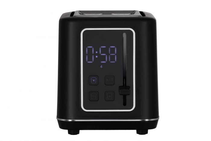 Тостер ARDESTO Elegance 800Вт, LED дисплей, пластик, чорний