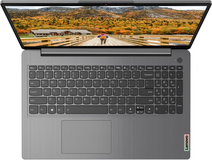 Ноутбук Lenovo IdeaPad 3 15.6" FHD IPS AG, Intel I5-1235U, 8GB, F512GB, UMA, DOS, сірий