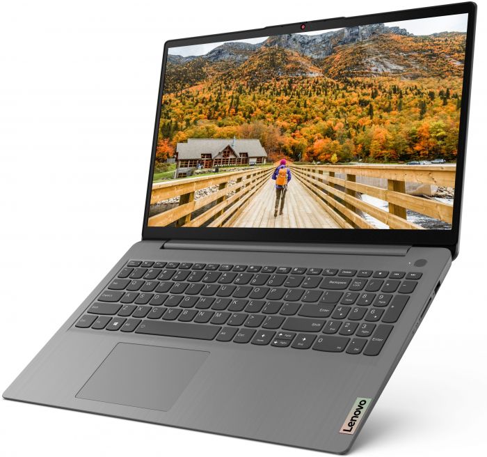 Ноутбук Lenovo IdeaPad 3 15.6" FHD IPS AG, Intel I5-1235U, 8GB, F512GB, UMA, DOS, сірий