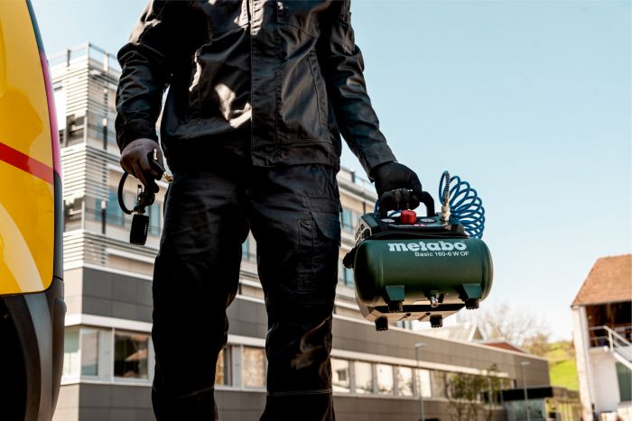 Компресор Metabo BASIC 160-6 W OF PBASIC 160-6 W OF, ресивер 6л, 900Вт, 160л/хв, 8 бар, 8.4кг