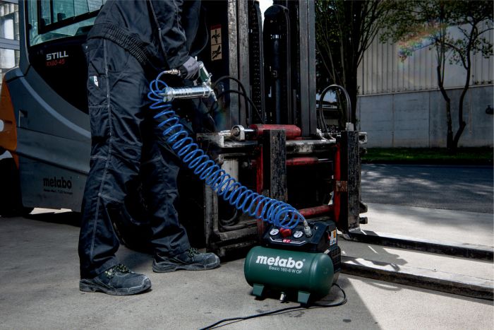Компресор Metabo BASIC 160-6 W OF PBASIC 160-6 W OF, ресивер 6л, 900Вт, 160л/хв, 8 бар, 8.4кг