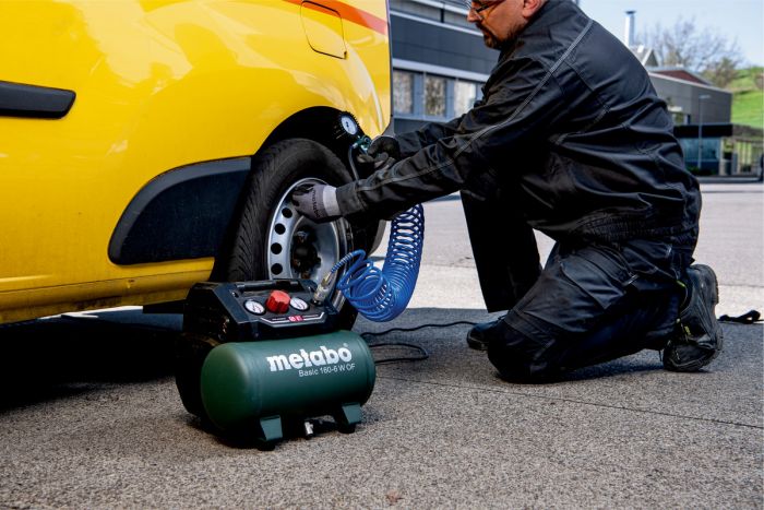 Компресор Metabo BASIC 160-6 W OF PBASIC 160-6 W OF, ресивер 6л, 900Вт, 160л/хв, 8 бар, 8.4кг