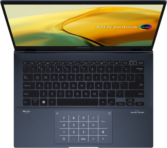 Ноутбук ASUS Zenbook 14 UX3402ZA-KM516W 14" 2.8K OLED, Intel i5-1240P, 16GB, F512GB, UMA, Win11, Голубий