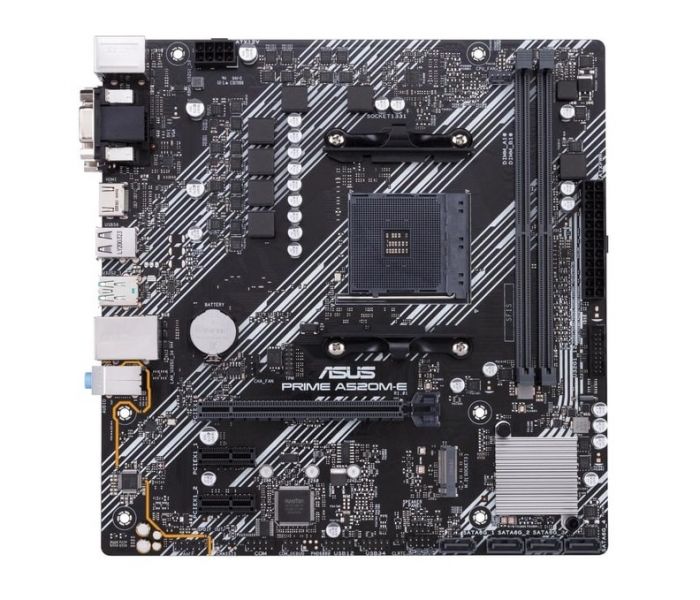Материнcька плата ASUS PRIME A520M-E sAM4 A520 2xDDR4 HDMI D-Sub DVI mATX