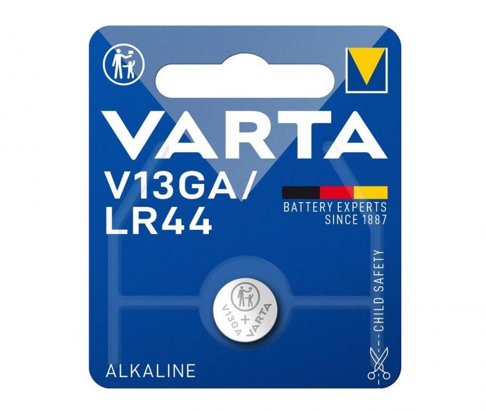 Батарейка Varta лужна V13 GA (LR44, LR1154, AG13, А76)  блістер, 1 шт