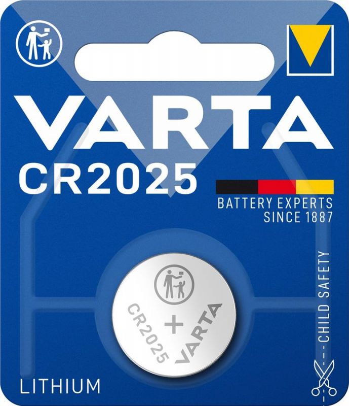 Батарейка Varta літієва CR2025  блістер, 1 шт