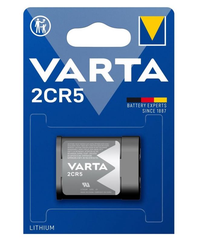 Батарейка Varta літієва 2CR5 блістер, 1 шт