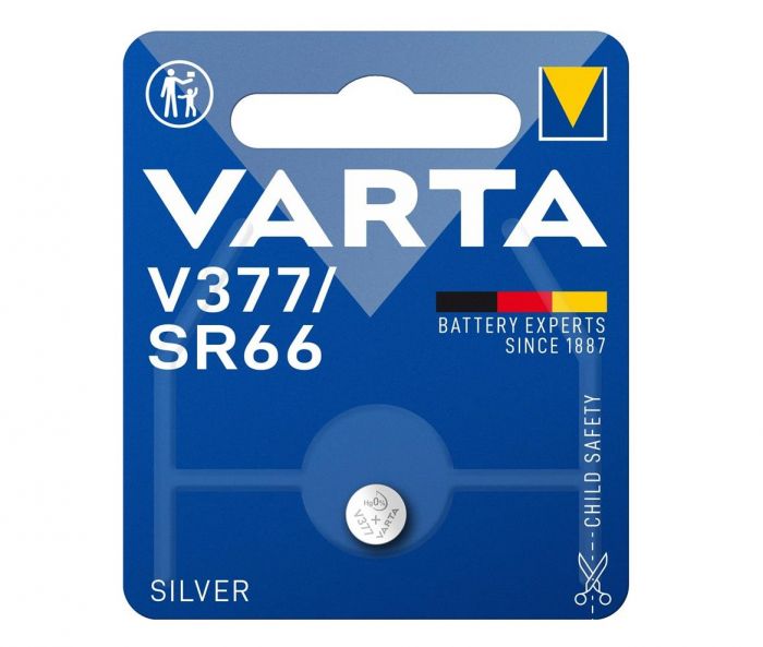 Батарейка Varta срібно-цинкова V377 (AG4, LR626, SR626SW, 177)  блістер, 1 шт
