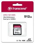 Карта пам'яті Transcend SD 512GB C10 UHS-I U3 A2 R160/W90MB/s 4K