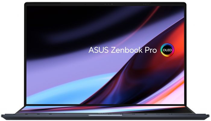 Ноутбук ASUS Zenbook Pro 14 Duo UX8402ZE-M3165W 14.5" 2.8K OLED Touch, Intel i7-12700H, 32GB, F1TB, NVD3050Ti-4, Win11, Чорний