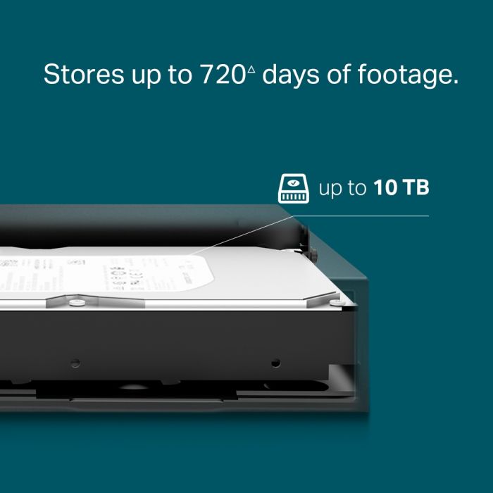 IP-Відеорегістратор TP-LINK VIGI NVR1016H 16 каналів, 2xUSB, H265+, 1xHDD, до 10 ТБ