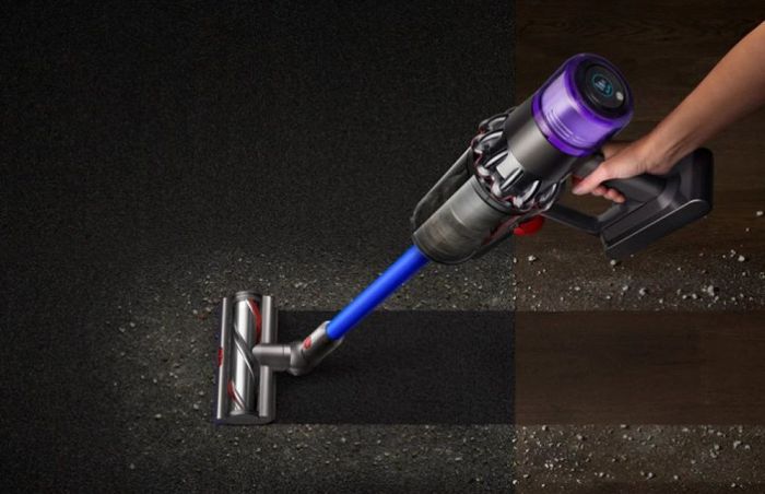 Пилосос DYSON безпровідний V11 SV28 Absolute Extra, 220Вт, конт пил -0,75л, автон. робота до 60хв, вага-3,05кг, HEPA, фіолетовий-синій, ДС419651-01