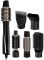 Фен-щітка Remington Blow Dry & Style Caring, 1200Вт, 2 режими, іоніз-я, хол. обдув, кейс для зберігання, кераміка, чорно-золотий
