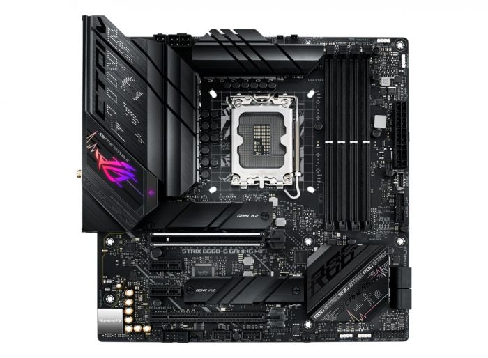 Материнcька плата ASUS ROG STRIX B660-G GAMING WIFI s1700 B660 4xDDR5 M.2 HDMI-DP Wi-Fi BT mATX